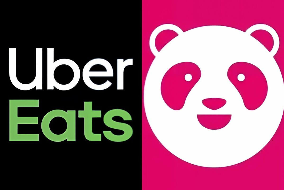 FoodpandaとUberのアプリ